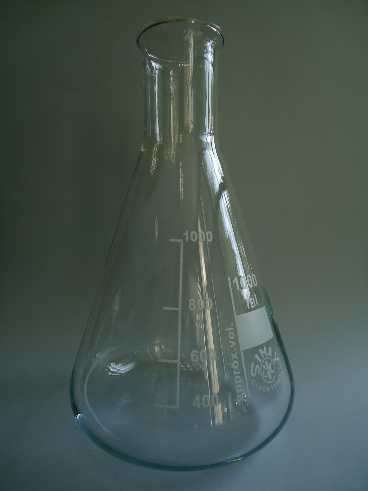 Matraz Erlenmeyer borosilicato 1 litro